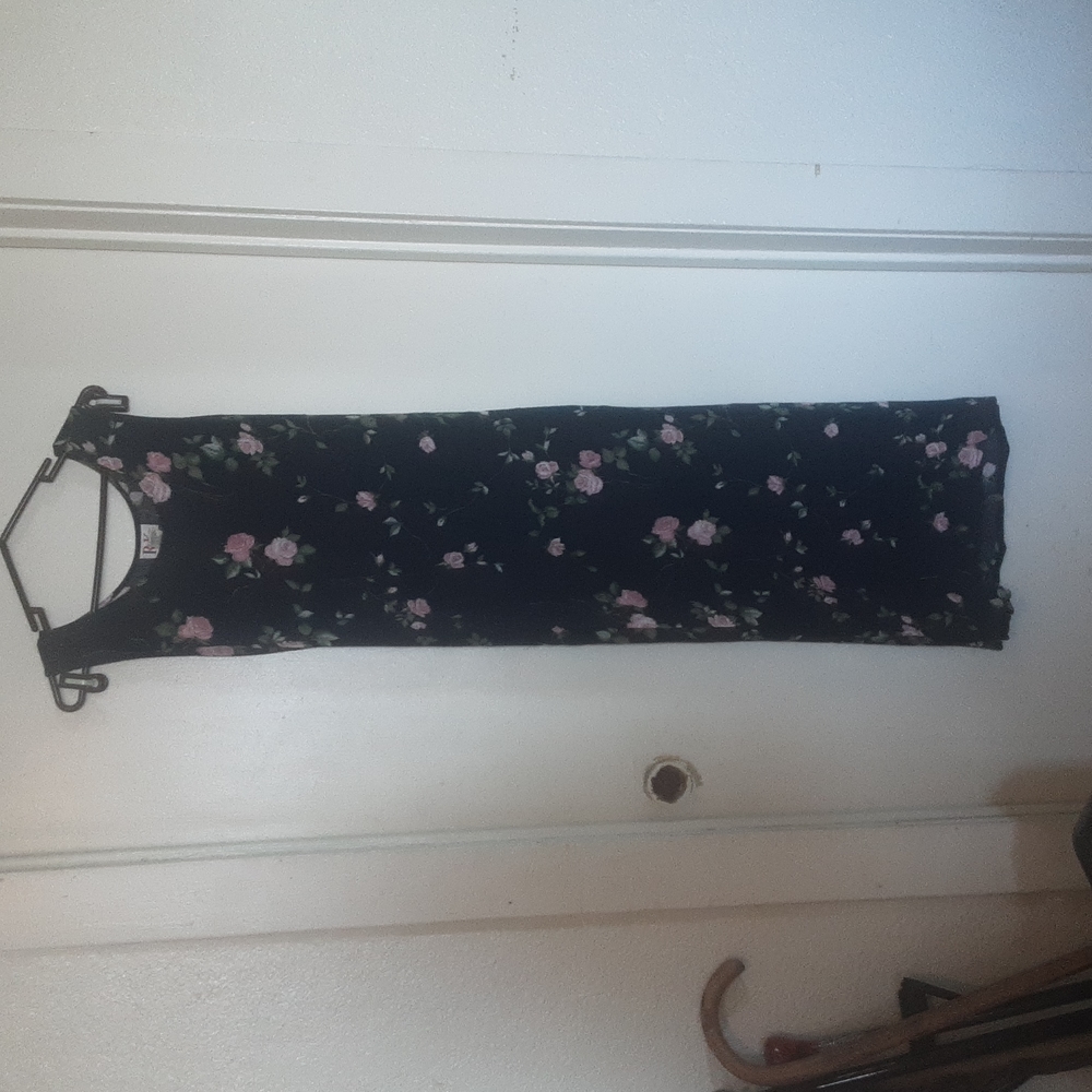 Vintage R&K Pink Rose Lightweight Maxi Dress Sz 12